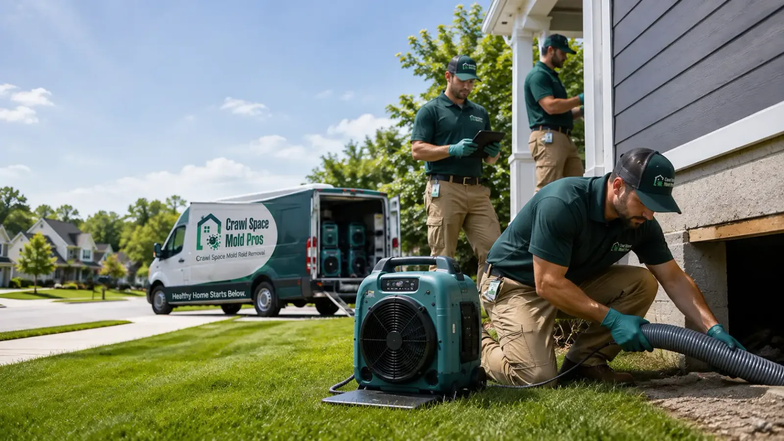 Crawl Space Mold Removal in Newman, IL